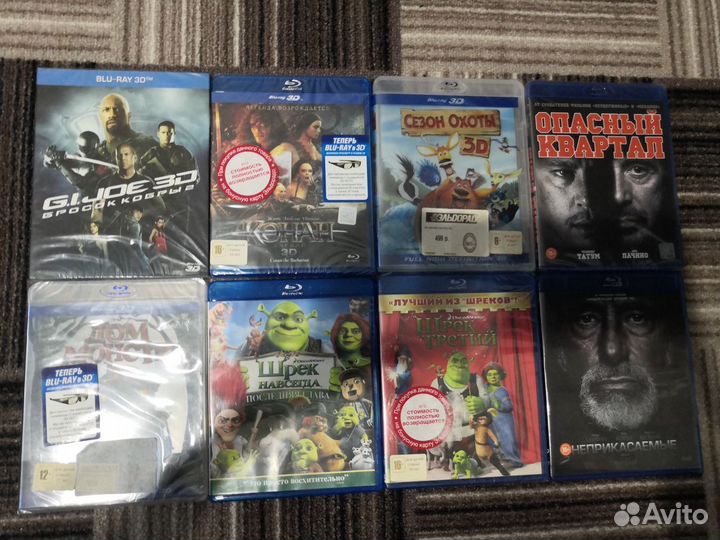 Blu ray фильмы и мультфильмы