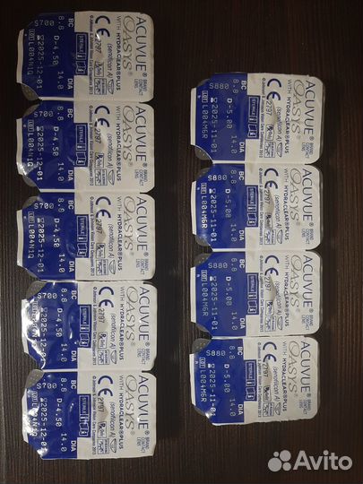 Линзы контактные acuvue oasys двухнедельные 2