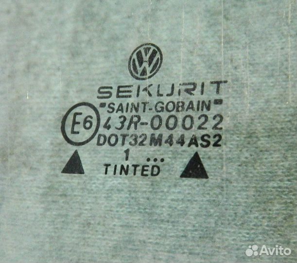 Стекло двери передней правой VW Passat B3