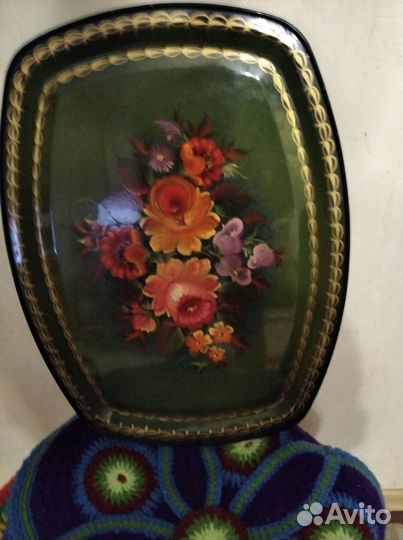 Поднос расписной