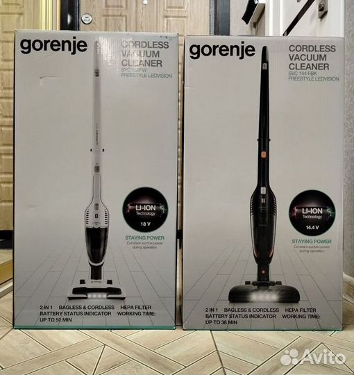 Беспроводные новые пылесосы в ассортименте