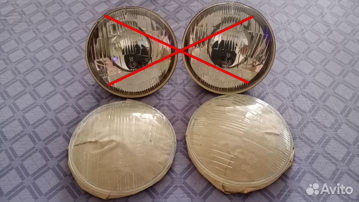 Стекло фары Ваз 2101 СССР 2 шт