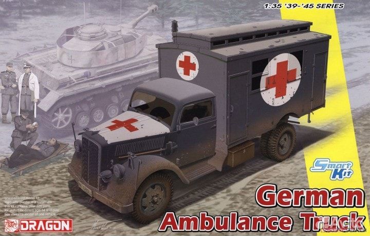 Автомобиль German Ambulance Truck Сборная модель