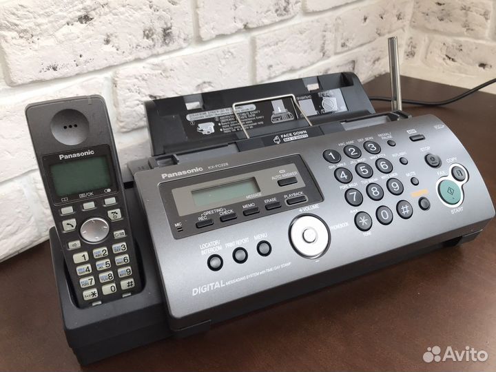 Радиотелефон с факсом Panasonic KX-fc228ru