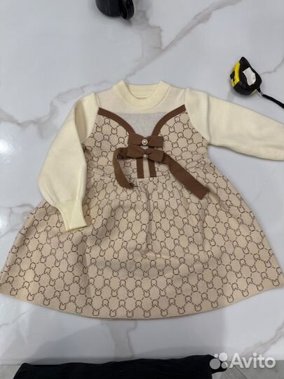 Новое вязанное платье на рост 110-114