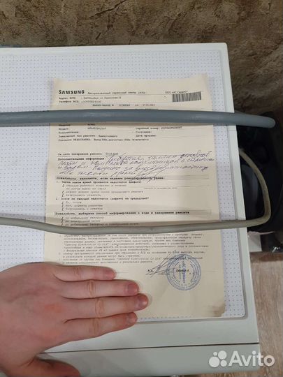 Стиральная машина samsung wf6452s4v на запчасти