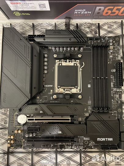Материнская плата MSI MAG B650m mortar wifi, новая