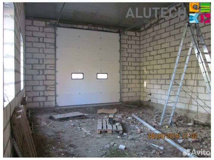 Секционные ворота alutech