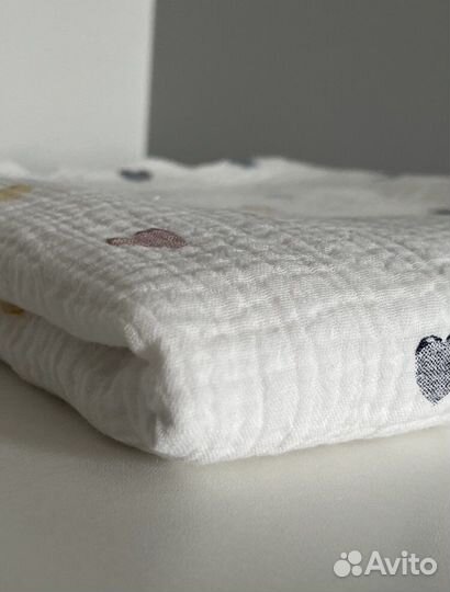 Комплект на выписку новый летний муслин