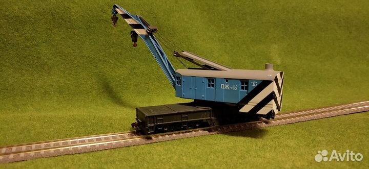 Железная дорога. Ж.Д. Кран 1 87. Рама металл