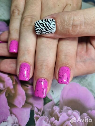 Маникюр и педикюр с покрытием гель лак