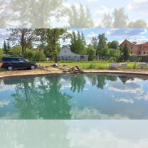 Искусственный водоем под ключ, биоплато, каскады, Королев