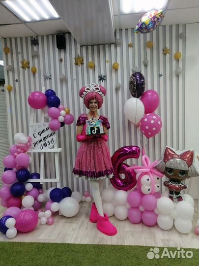 Украшение шарами