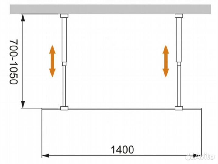 Душ.перегородка Cezares liberta-L-2-140-C-Cr