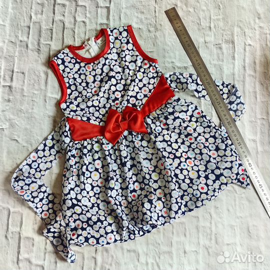Платья для девочки пакетом 86-92