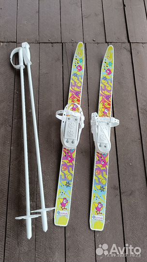 Беговые лыжи детские