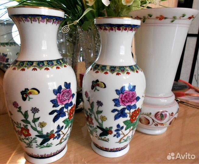 Фарфоровые вазы Китай, начало 20 века