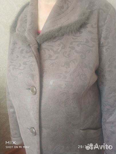 Пальто женское демисезонное 56 58 размер