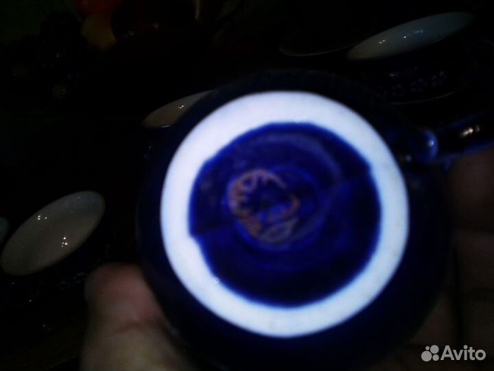 Кофейный сервиз в отл. сост Бронницкий Кобальт