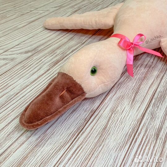 Гусь-обнимусь 60-65см Ручная работа