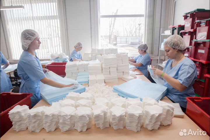 Вахта/г.Чехов/Легкая вахта/Упаковка салфеток