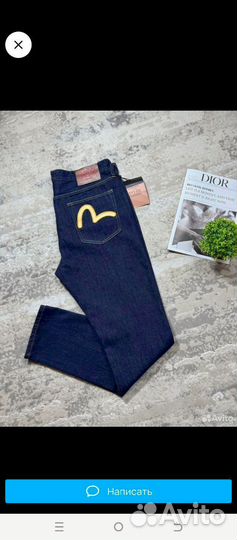 Джинсы evisu 3xl