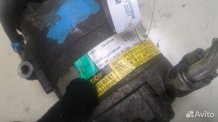 Компрессор кондиционера Opel Agila, 2001