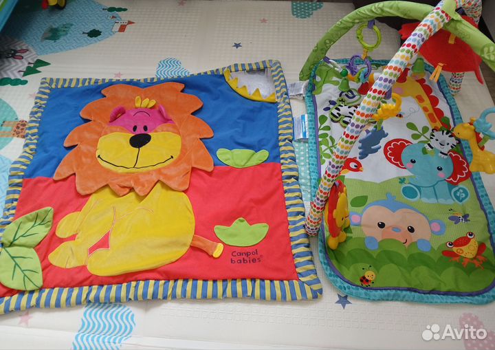 Игрушки для малыша, развивающий коврик, мобиль