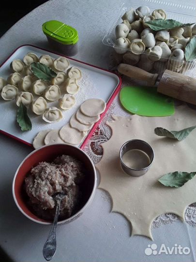 Пельмени, вареники, блины чебуреки домашние