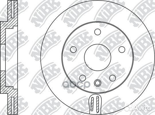 Rn34003v диск тормозной перед nibk RN34003 RN34003
