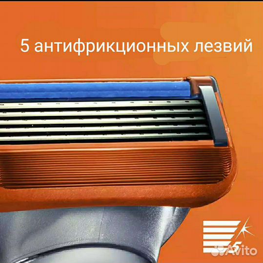 Сменные кассеты для бритья под Gillette fusion