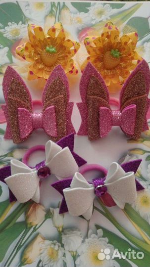 Резинки для волос ручной работы