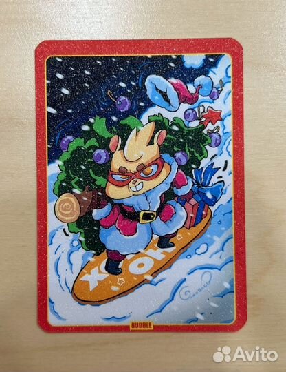 Своп карточка Bubble Хомякон VIP