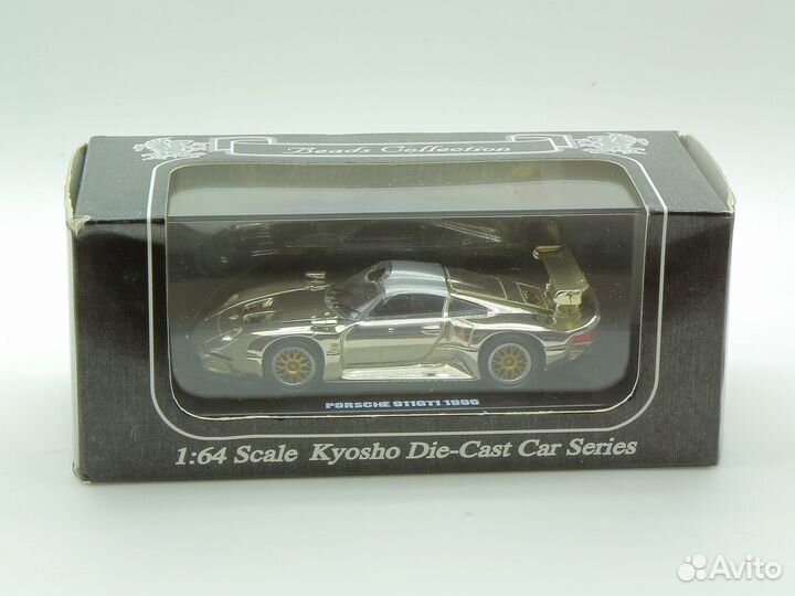 Kyosho 1/64 Porsche 911 GT1 1996 Редкий
