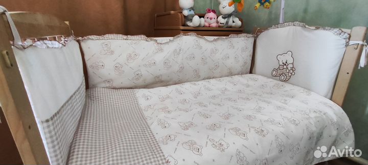 Бортики и балдахин в кроватку