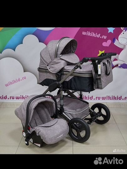 Коляска luxmom 3 в 1