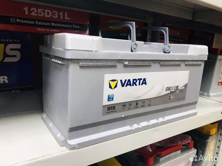 Аккумулятор AGM 105 Varta