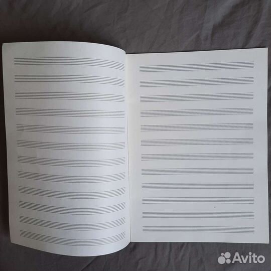 Тетрадь для нот 8 листов А4