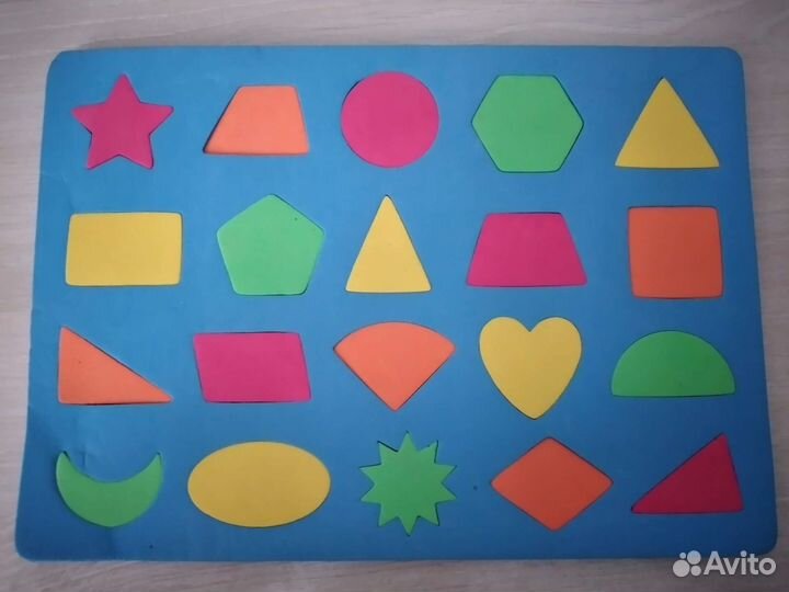 Пазл мягкий геометрические фигуры