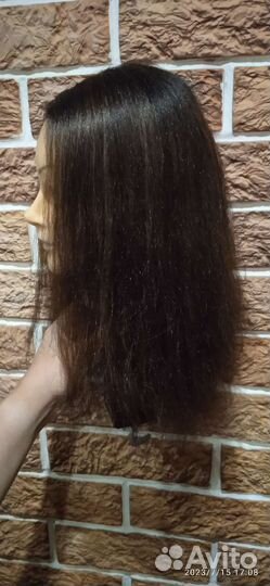 Голова манекен натуральные волосы