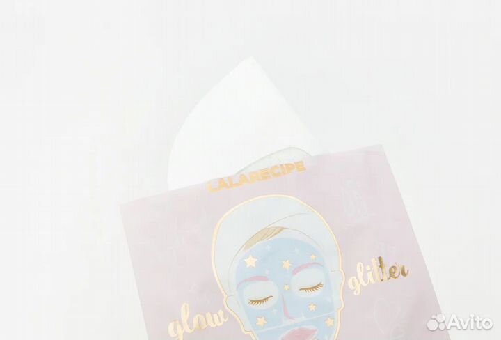 Гидрогелевая маска lalarecipe glow face moisture