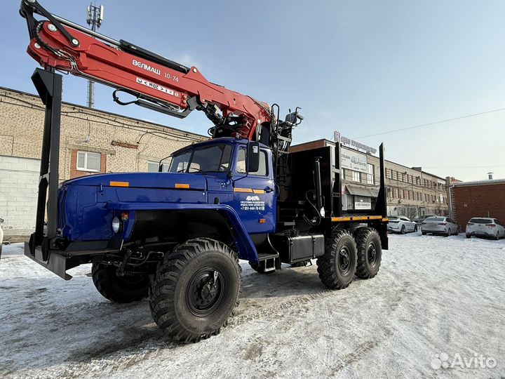 Лесовоз (сортиментовоз) Урал 5557 с КМУ Велмаш-С, 2007