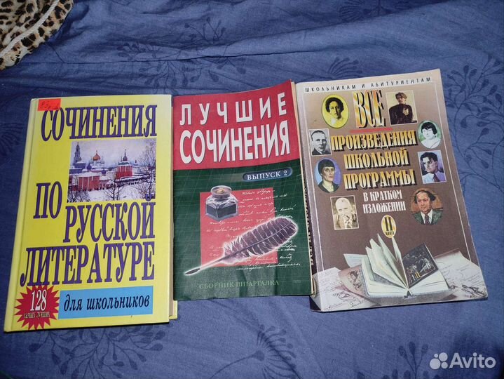 Книги с сочинениями для школьника