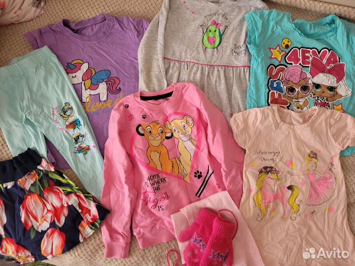 Вещи пакетом на девочку