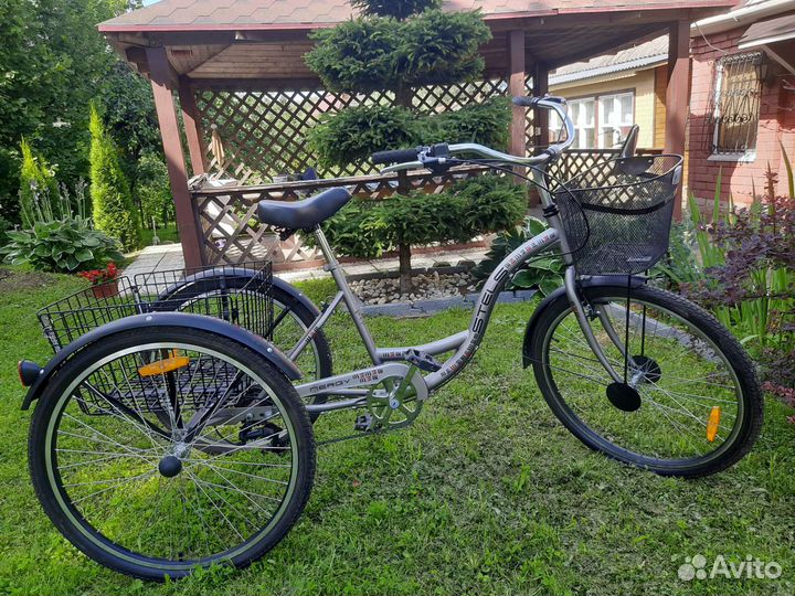 Трехколесный велосипед для взрослых Stels