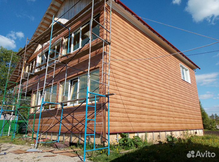 Монтаж кровли фасадов заборов