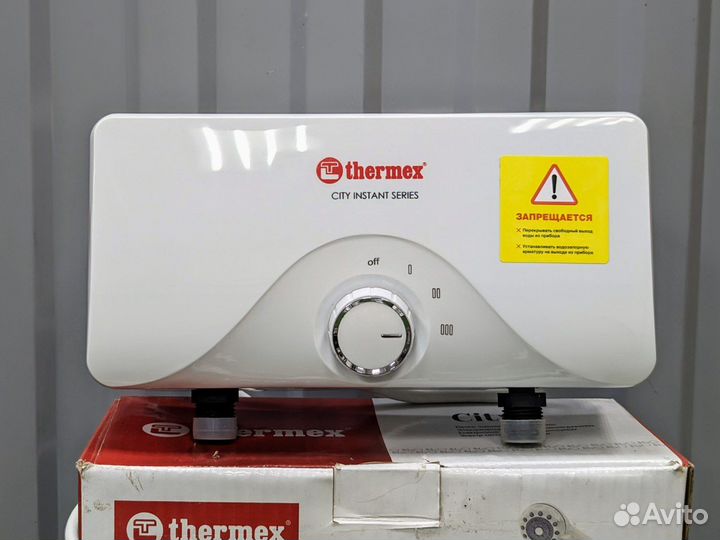 Водонагреватель проточный Thermex 3.5 кВт (новый)