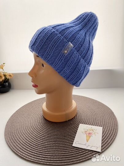 Шапка тыковка из мериноса