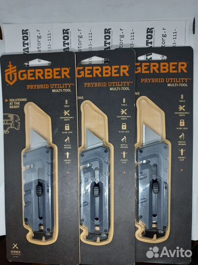 Gerber Prybrid Utility Knife нож мультитул