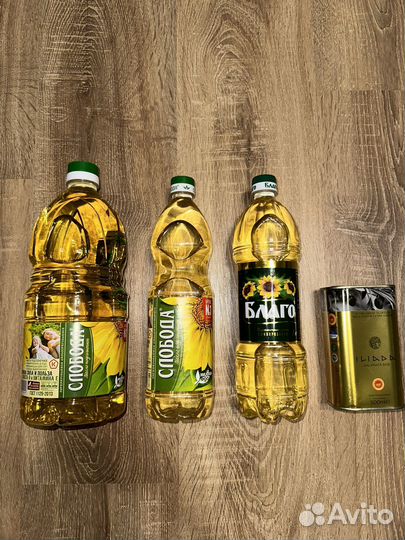 Масло подсолнечное,оливковое